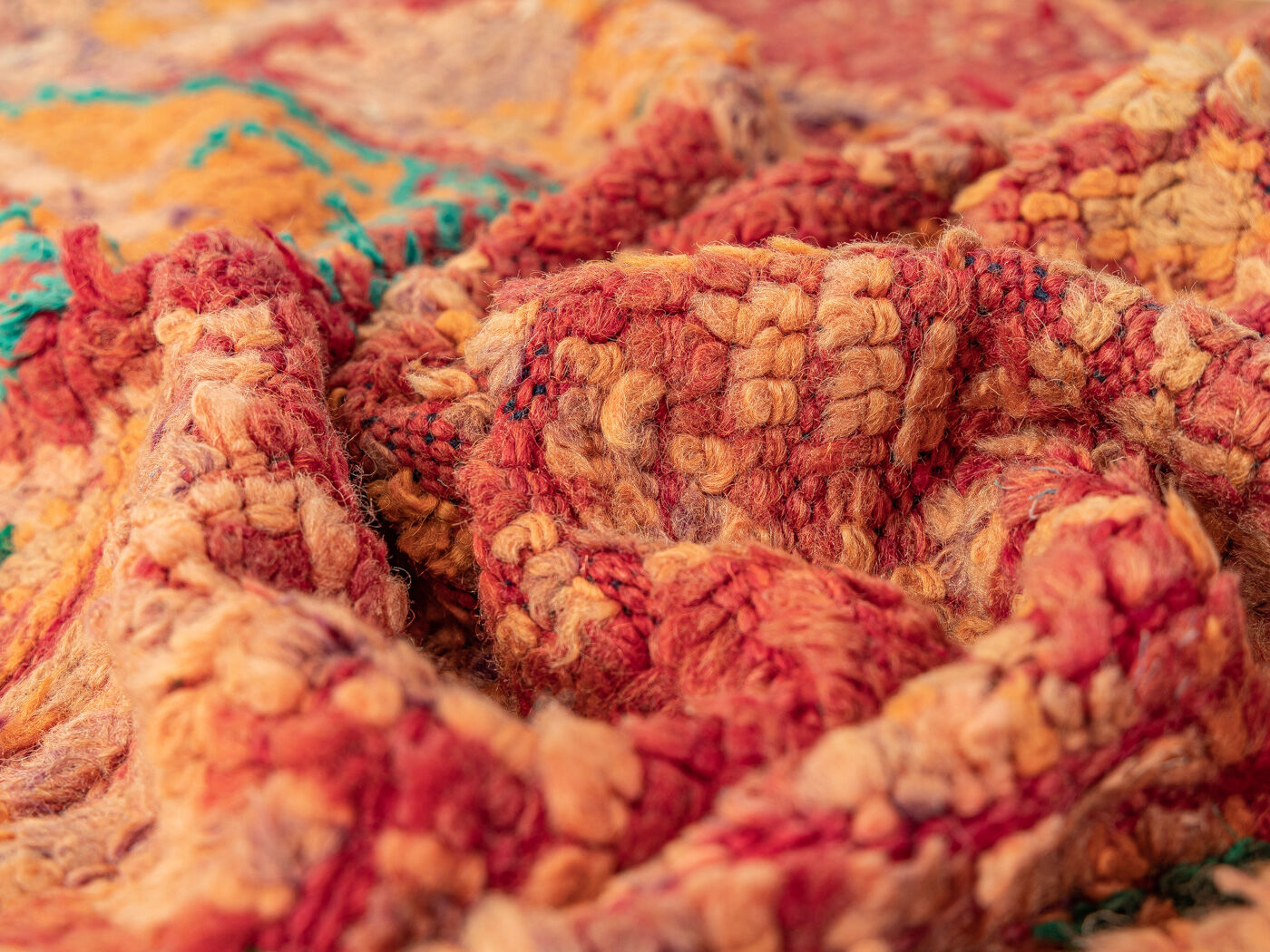 Vintage rehamna, berber rug, 95 x 260