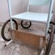 Former hospital wheelchair in the early 20th century