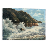 Oil on panel signed M. Beraud