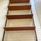 Ergo wall-mounted teak shelves, Vintage Scandinavian 1960s