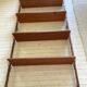 Ergo wall-mounted teak shelves, Vintage Scandinavian 1960s