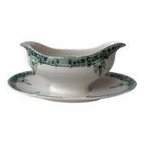 Saucière ancienne - Manufacture Sarreguemines Digoin modèle Verdun