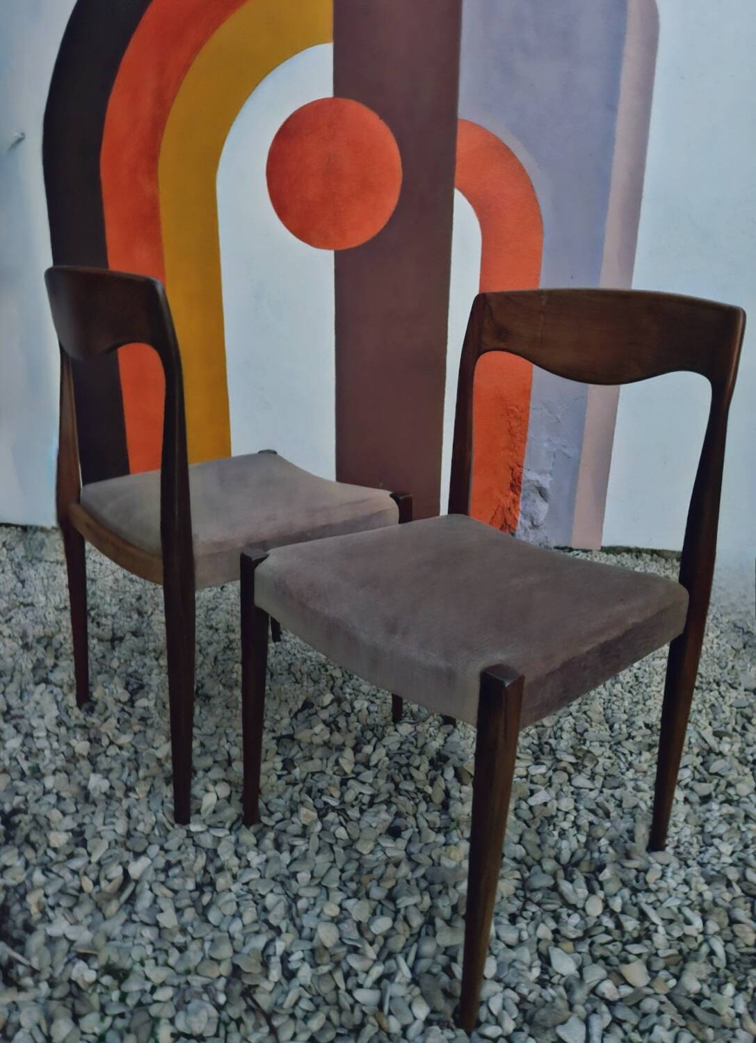 SET 4 Chaises Design Niels Otto Møller 1960