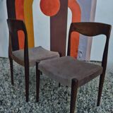SET 4 Chaises Design Niels Otto Møller 1960