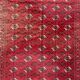 Nice big vintage carpet Bokhara handmade 200x282 cm