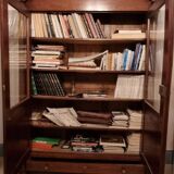 Armoire Empire avec colonnes ornées de bronze