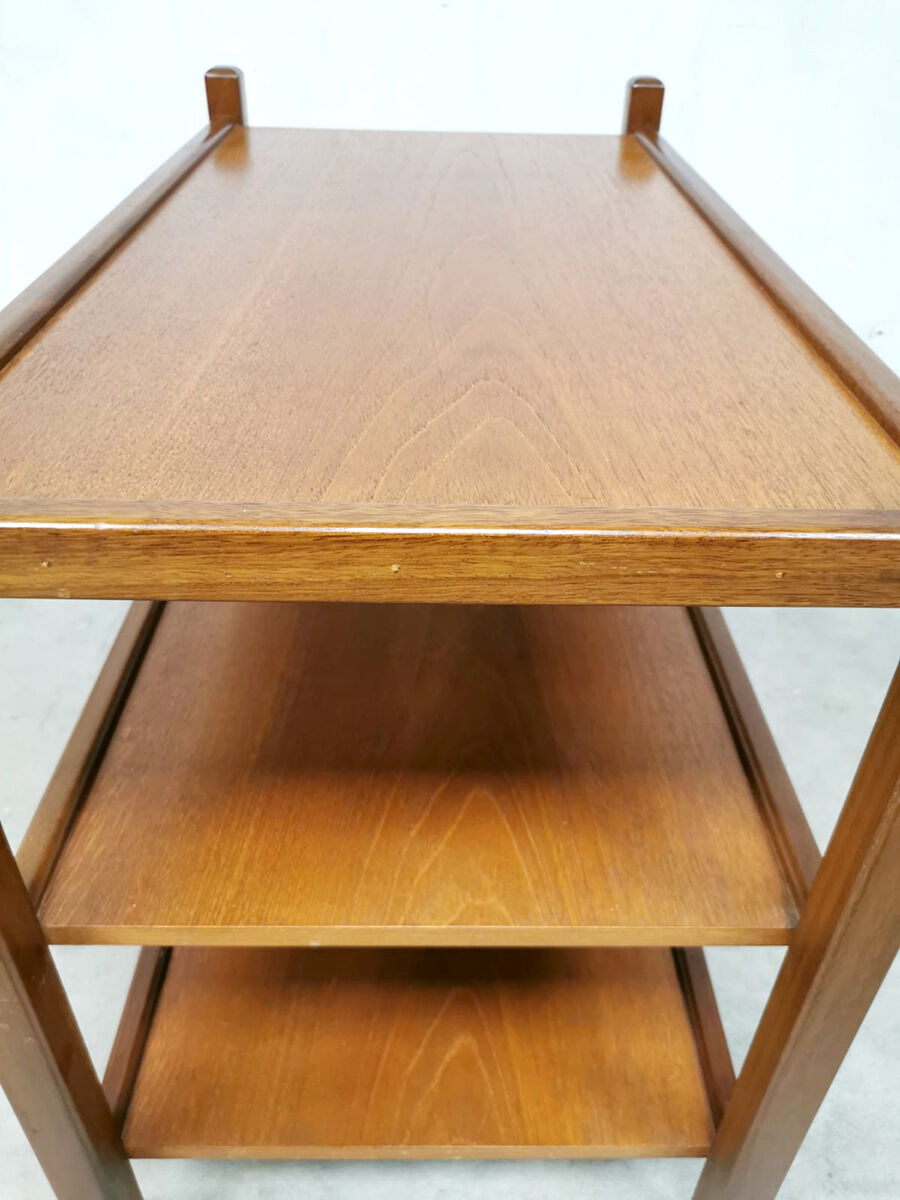 Midcentury Danish teak serving trolley