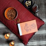Bohemian silk cushion