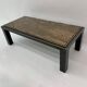 Table basse en granit Hollywood Regency du milieu du siècle par Fedam Design Belgium