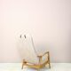Fauteuil inclinable et repose-pieds par Alf Svensson