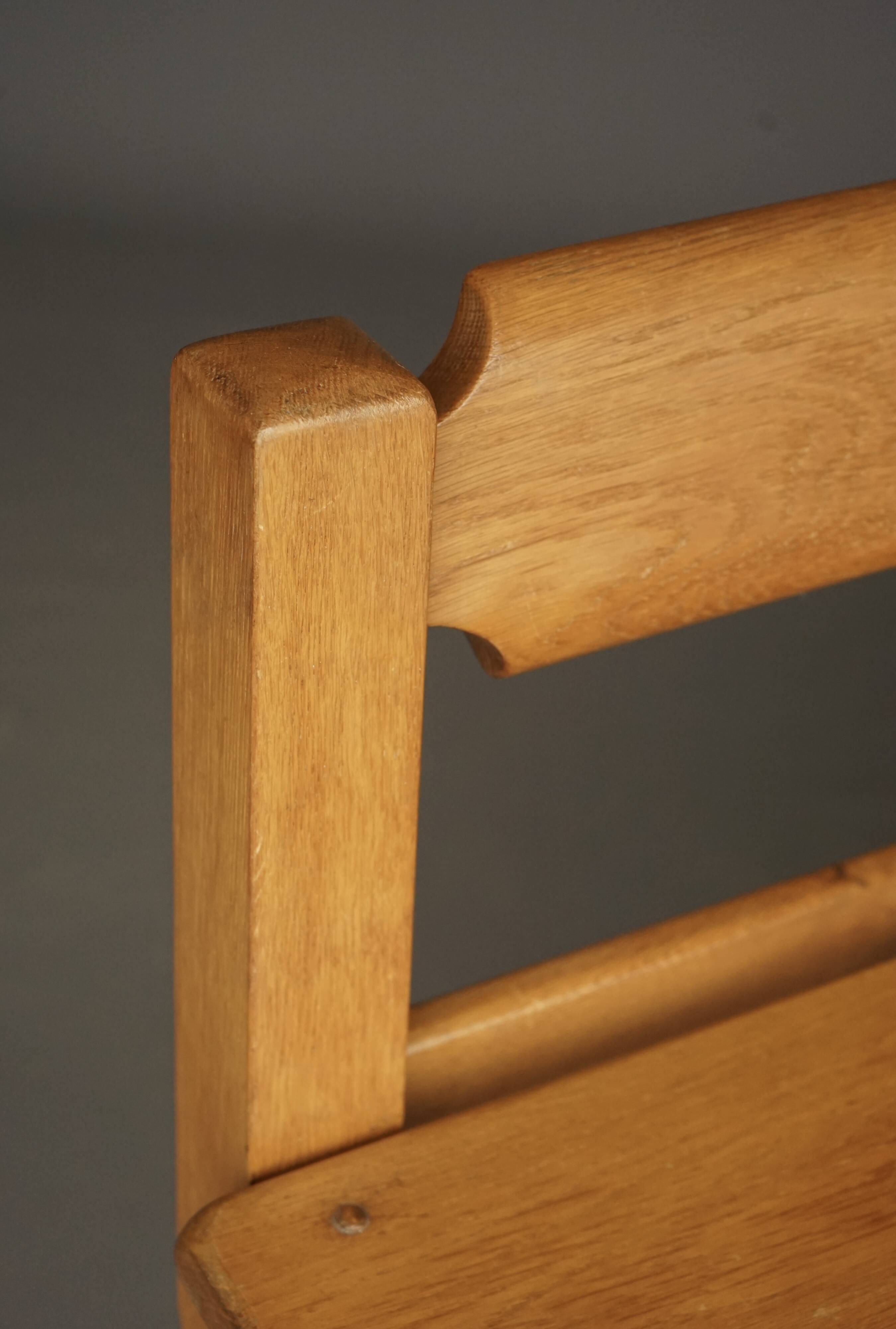 Vintage Rustic Wooden Oak Bench