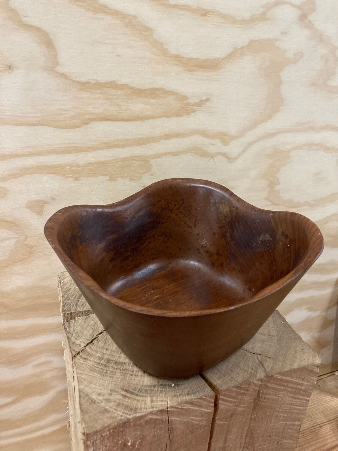 Wooden salad bowl 1970