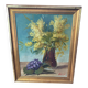 Peinture sur bois, les mimosas, Belli