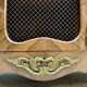 Bookcase Three Doors In Louis XV Style Marquetry XIX Eme Century