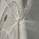 Crystal Art Deco wine glasses