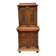 Renaissance sideboard with recess, 17th century, in carved walnut, 177cm