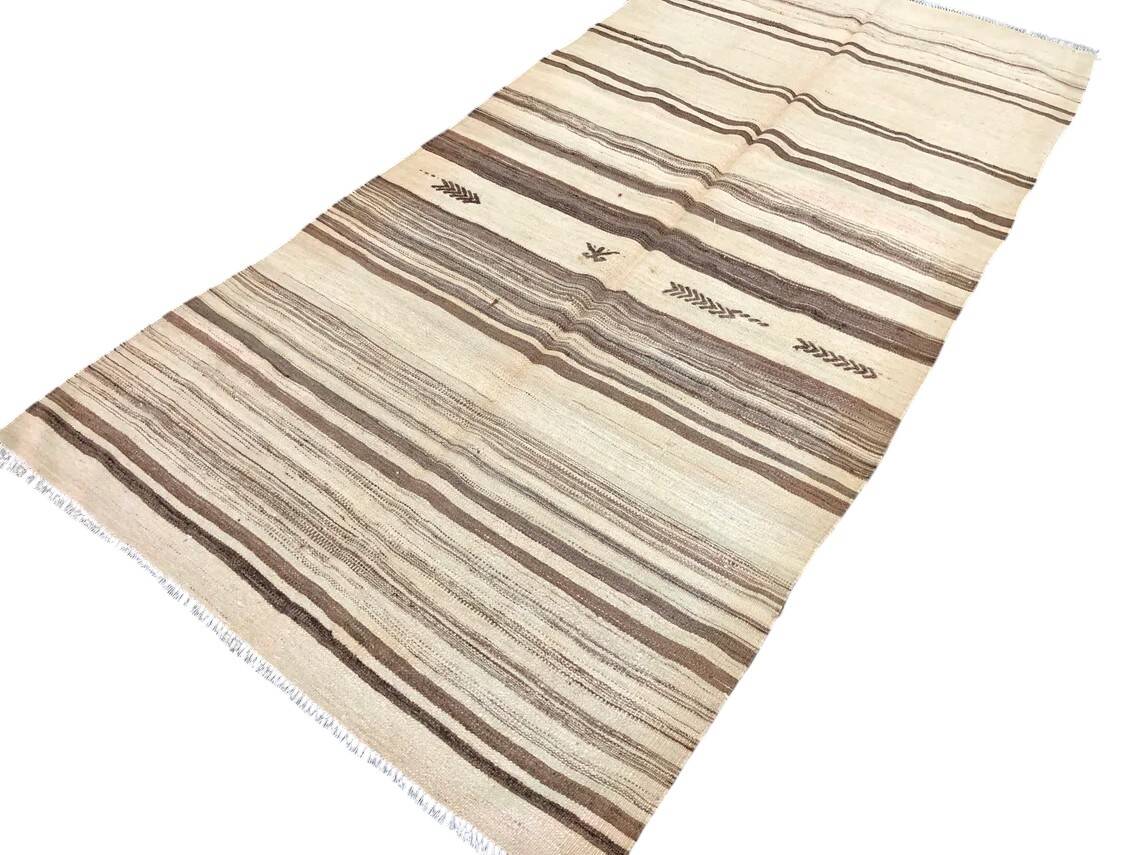 Oushak Vintage Neutral Wool Rug