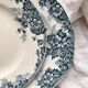 2 flat ironstone plates “Marie Louise” Saint Amand and Hamage