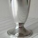 Silver-plated single flower vase