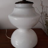 Lamp in white opaline Italian 60-70 years