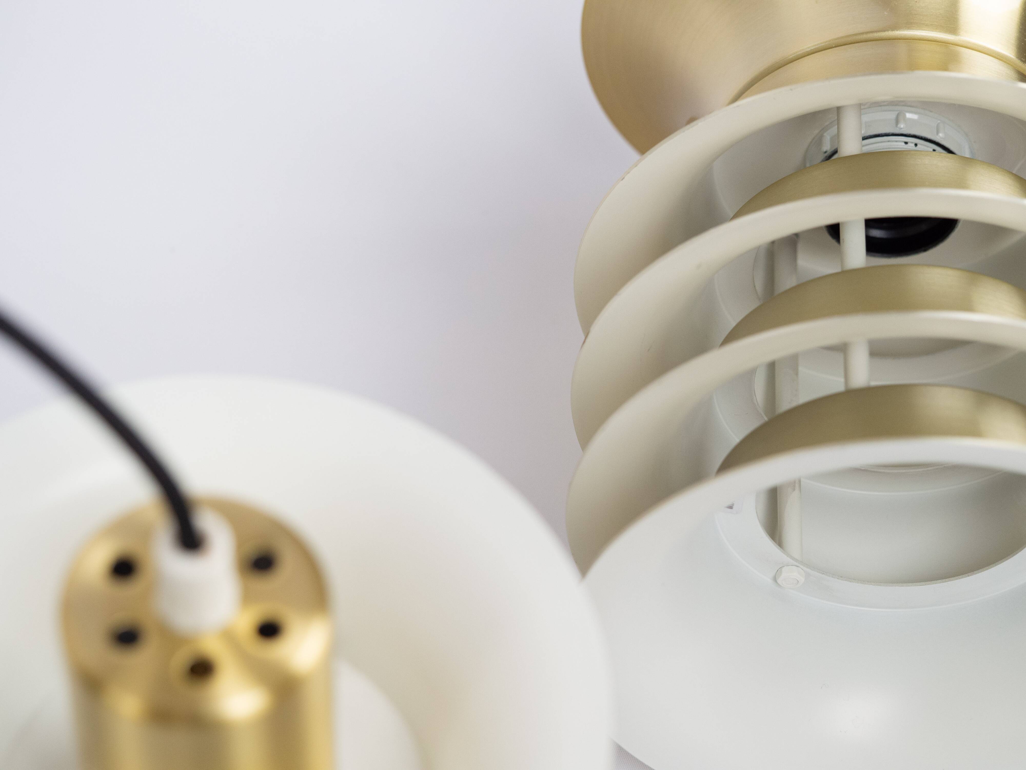 Paire de 2 lampes danoises de l'ère spatiale des années 1970.