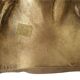 Christ solid bronze plaque with bas relief for tombstone or other signed