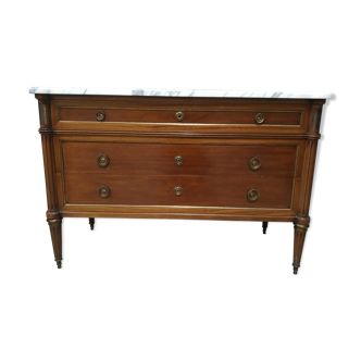 Commode Louis XVI en acajou
