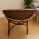 Fauteuil en rotin, années 60-70