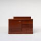 Set of two Italian mid-century wooden nightstands