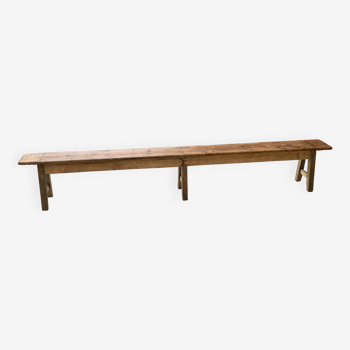 Banc de ferme en pin 280 cm