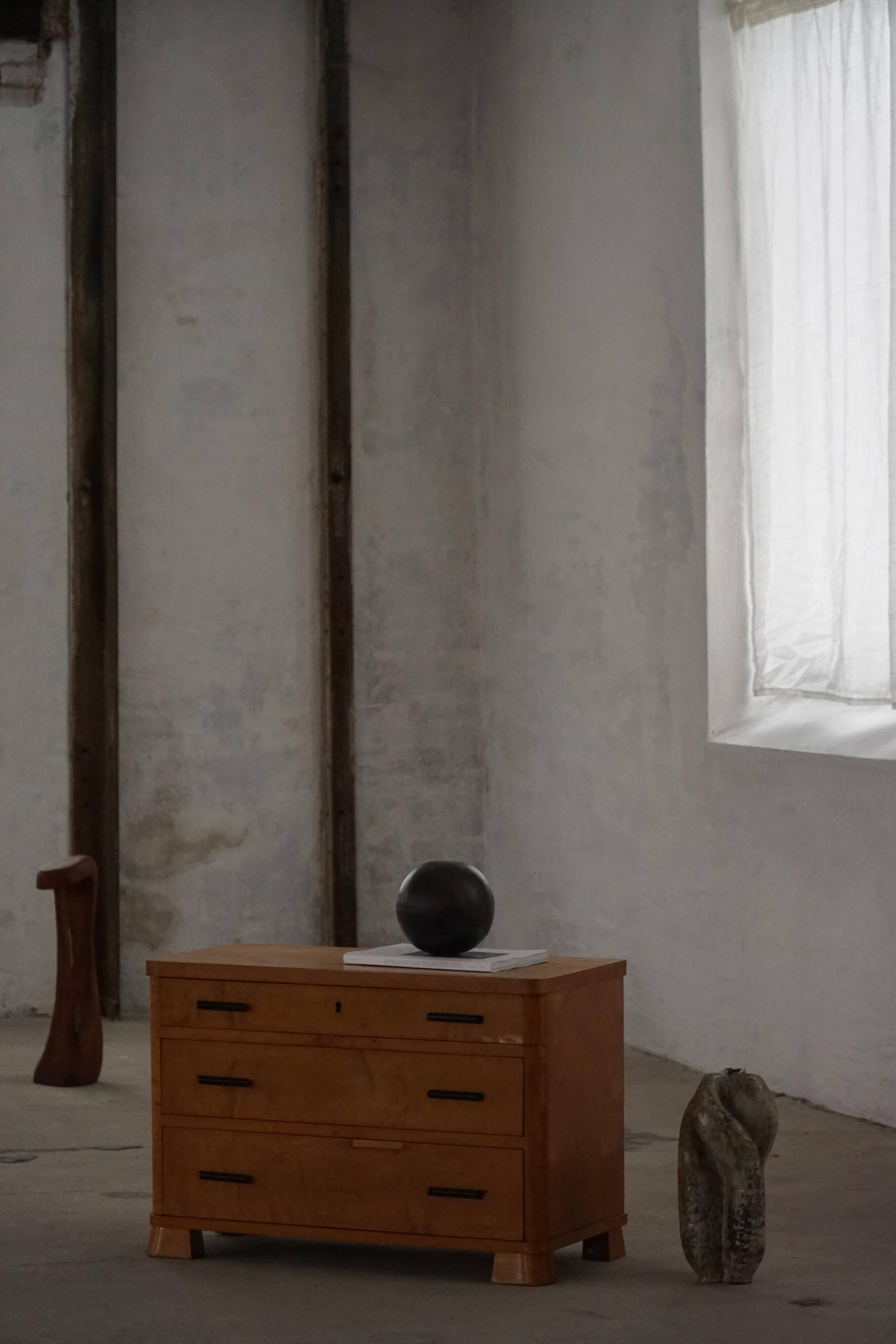 Scandinavian functionalism / Art Deco, Birch chest of drawers, 1930s–40s