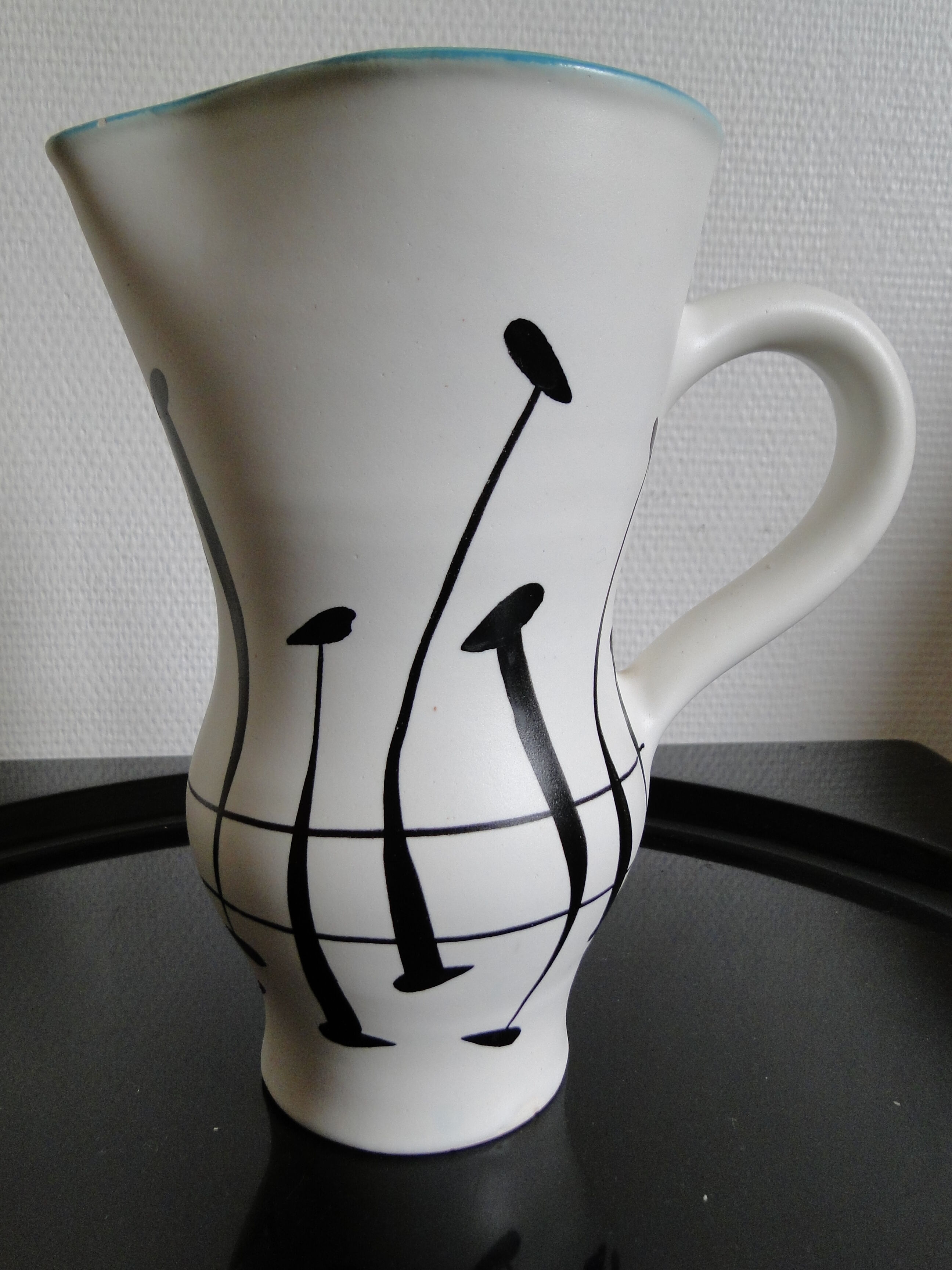 Pitcher by Roger Capron Vallauris France 1960s