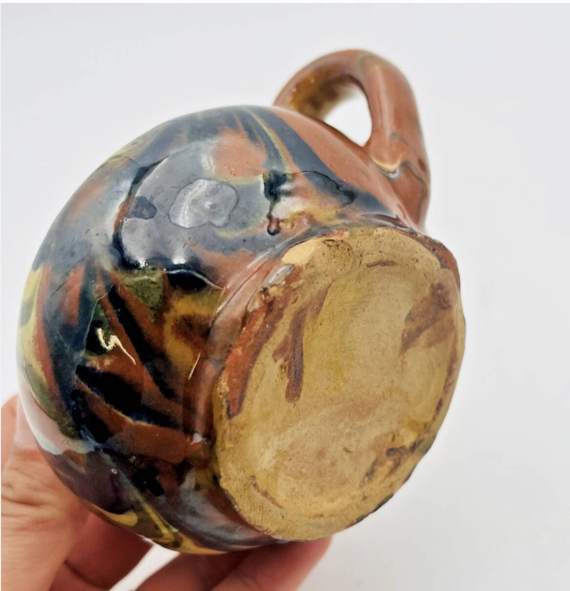 Small Savoyard pitcher in glazed terracotta - 637015