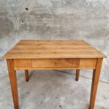 Old table desk kitchen table pine wood