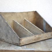 Bac rangement bois, meuble de rangement vintage, rangement outil