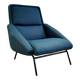 Fauteuil vintage Guermonprez, estampillé - maille 3D Bleu pétrole – De