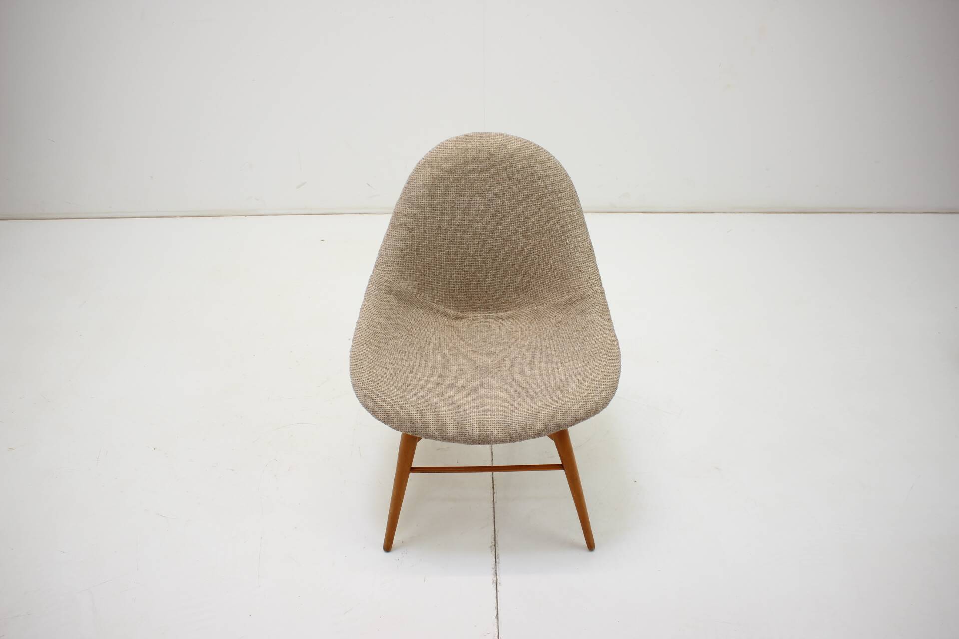 1960s Miroslav Navratil Shell Lounge Chair, Czechoslovakia