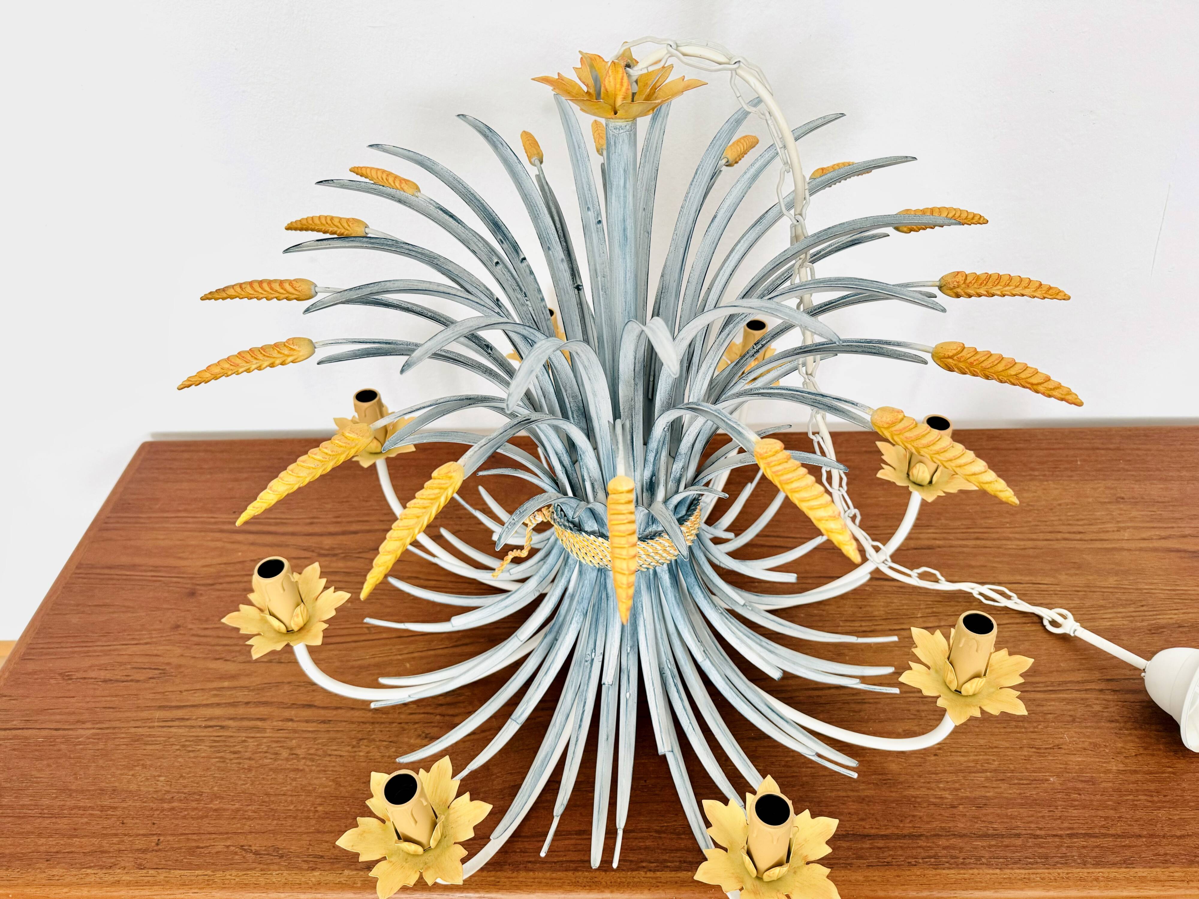 Large Italian Hollywood Regency Chandelier by Hans Kögl