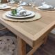 Table en chene massif avec rallonges