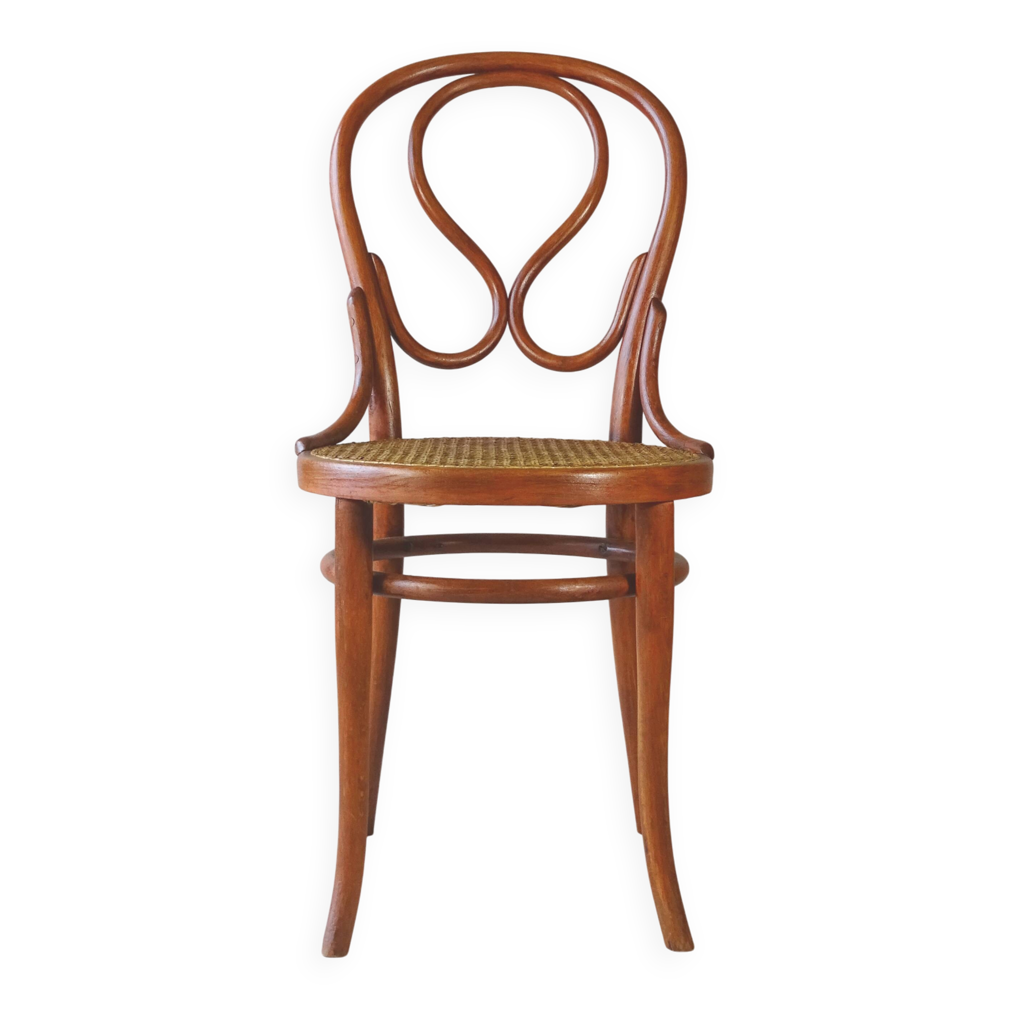Chaise bistrot cannée Thonet dite "Oméga" n°20, 1890