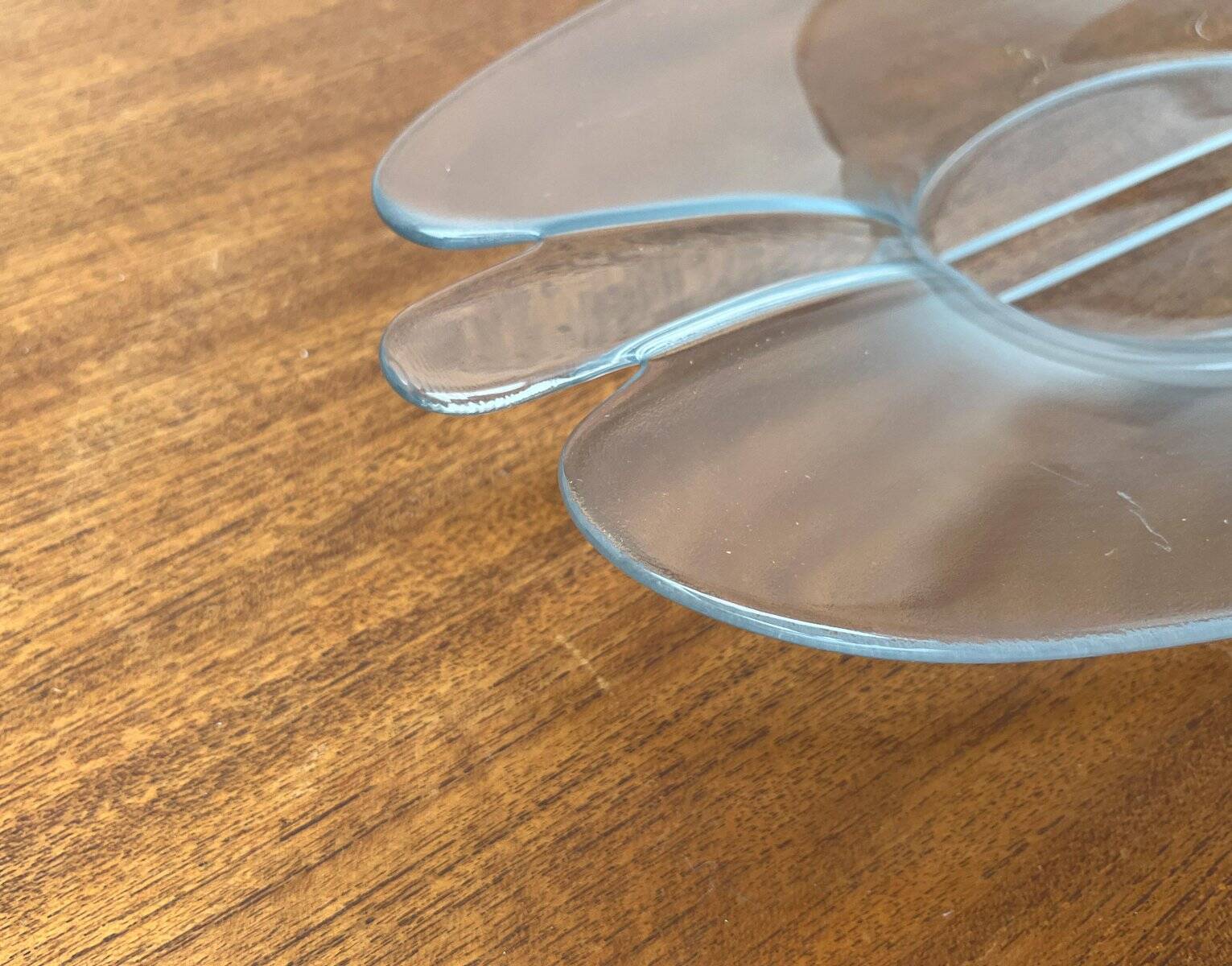 Vintage glass bowl from Holmegaard, 1970s.