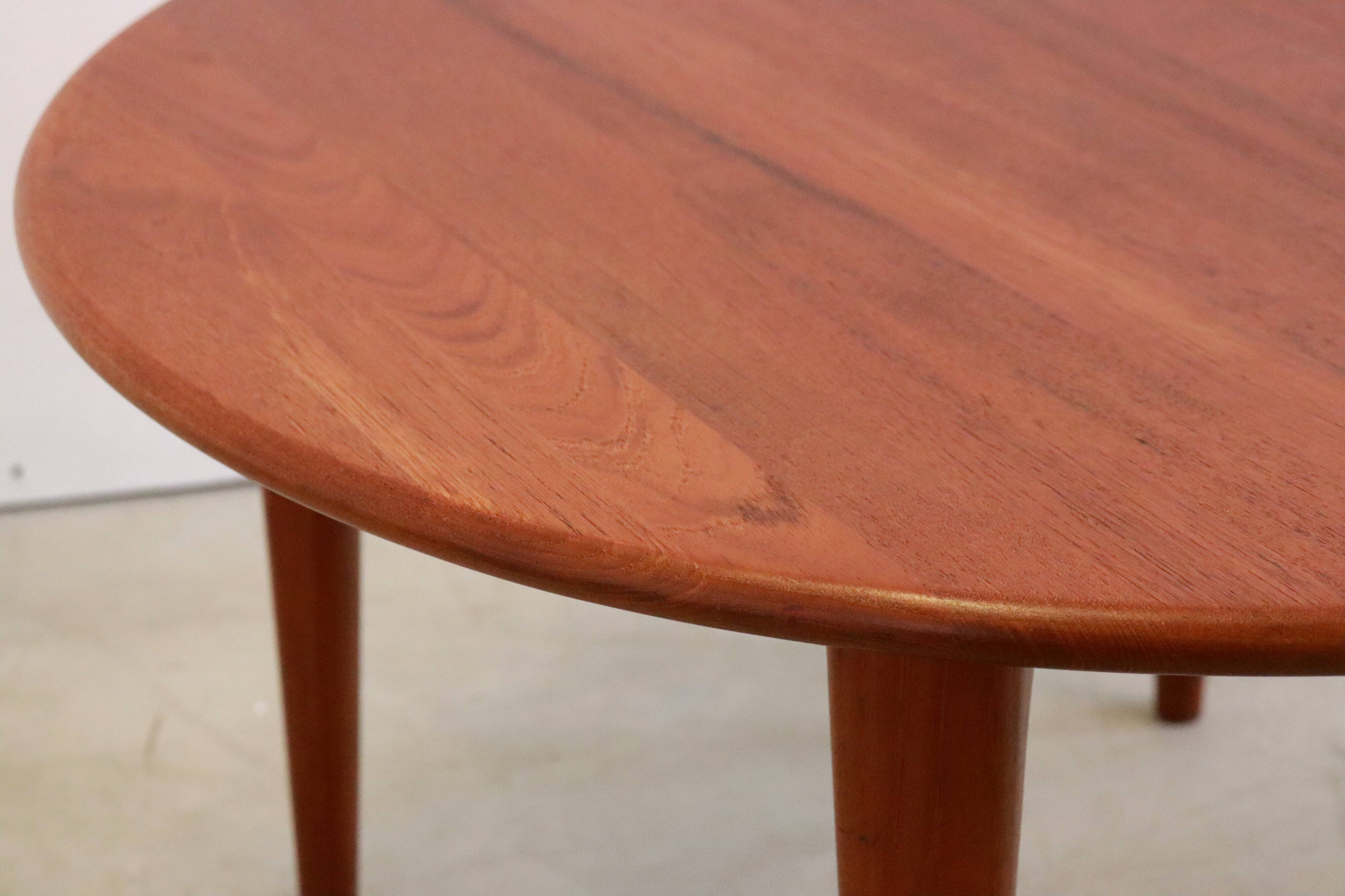 Danish round coffee table 'Breum'