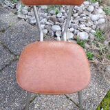 6 vintage skai chairs from the 1960s