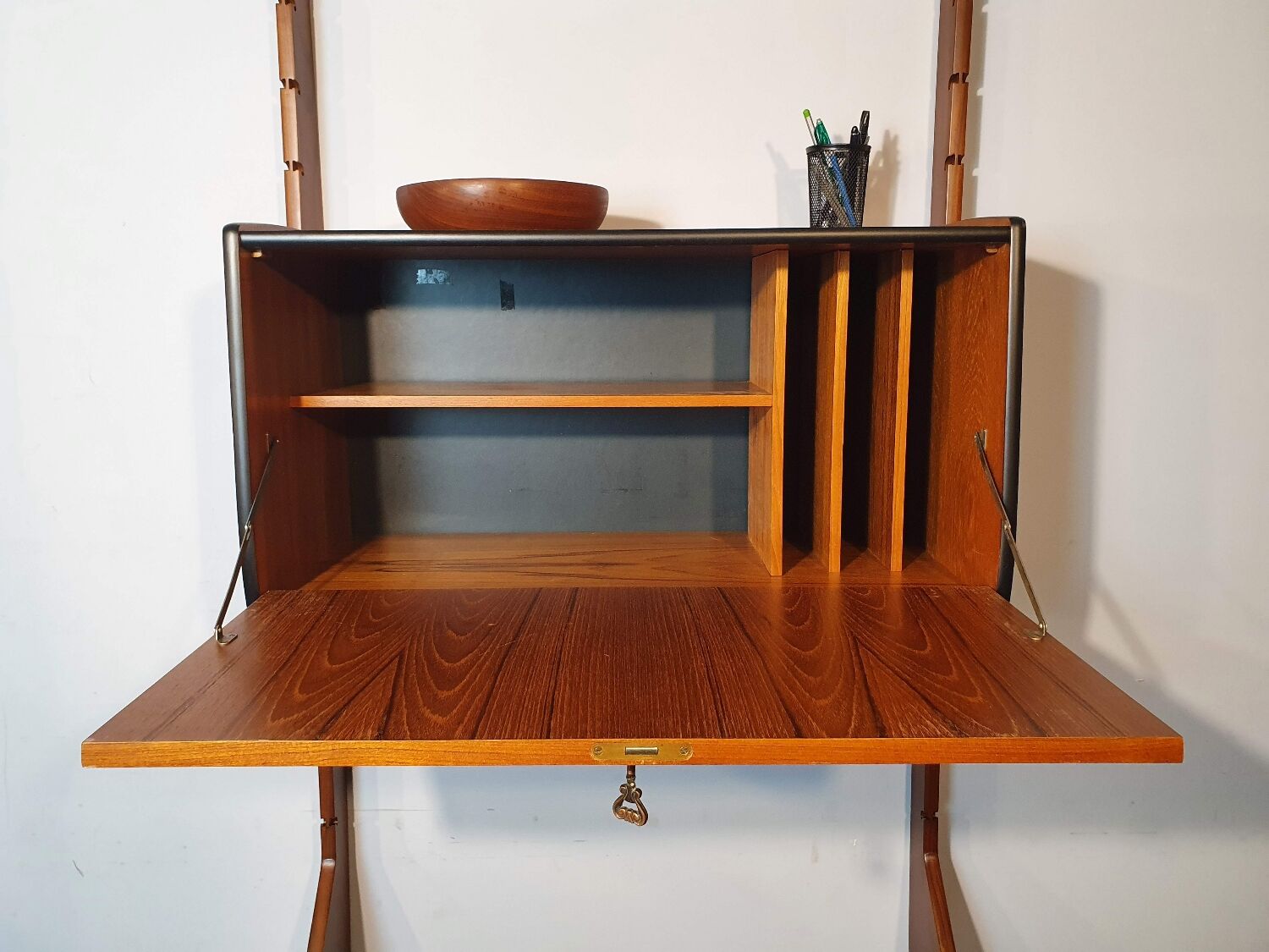 Norwegian Ergo Secretary Furniture, Scandinavian Vintage 1960s