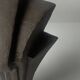 Pair of Dutch brutalist cast stone concrete abstract sculptures, ca 1960s