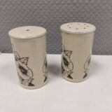 Beautiful salt and pepper set in porcelain from English Hornsea