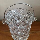 Cut glass ice bucket