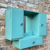 Old wall-mounted bathroom cabinet