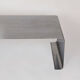 Stainless steel coffee table and stool, by the Roche Bobois design office, 1970