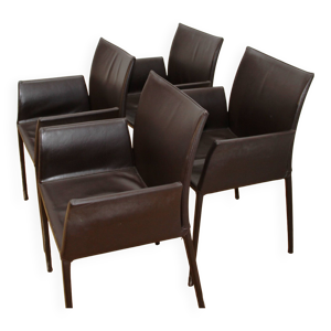 Suite de 4 chaises Léa, - zanotta